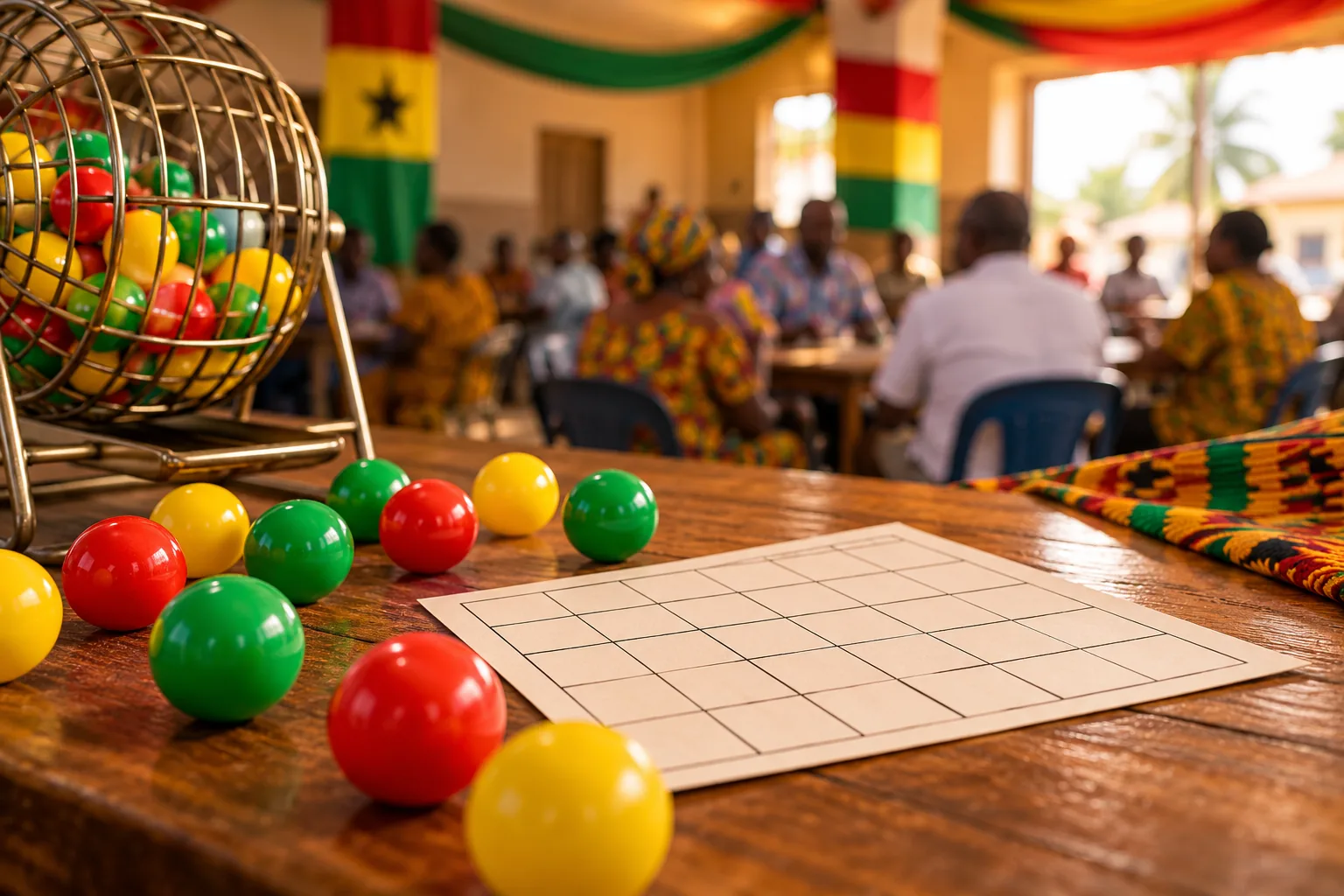 Original editorial illustration for Responsible gambling in Ghana: limits, breaks and support