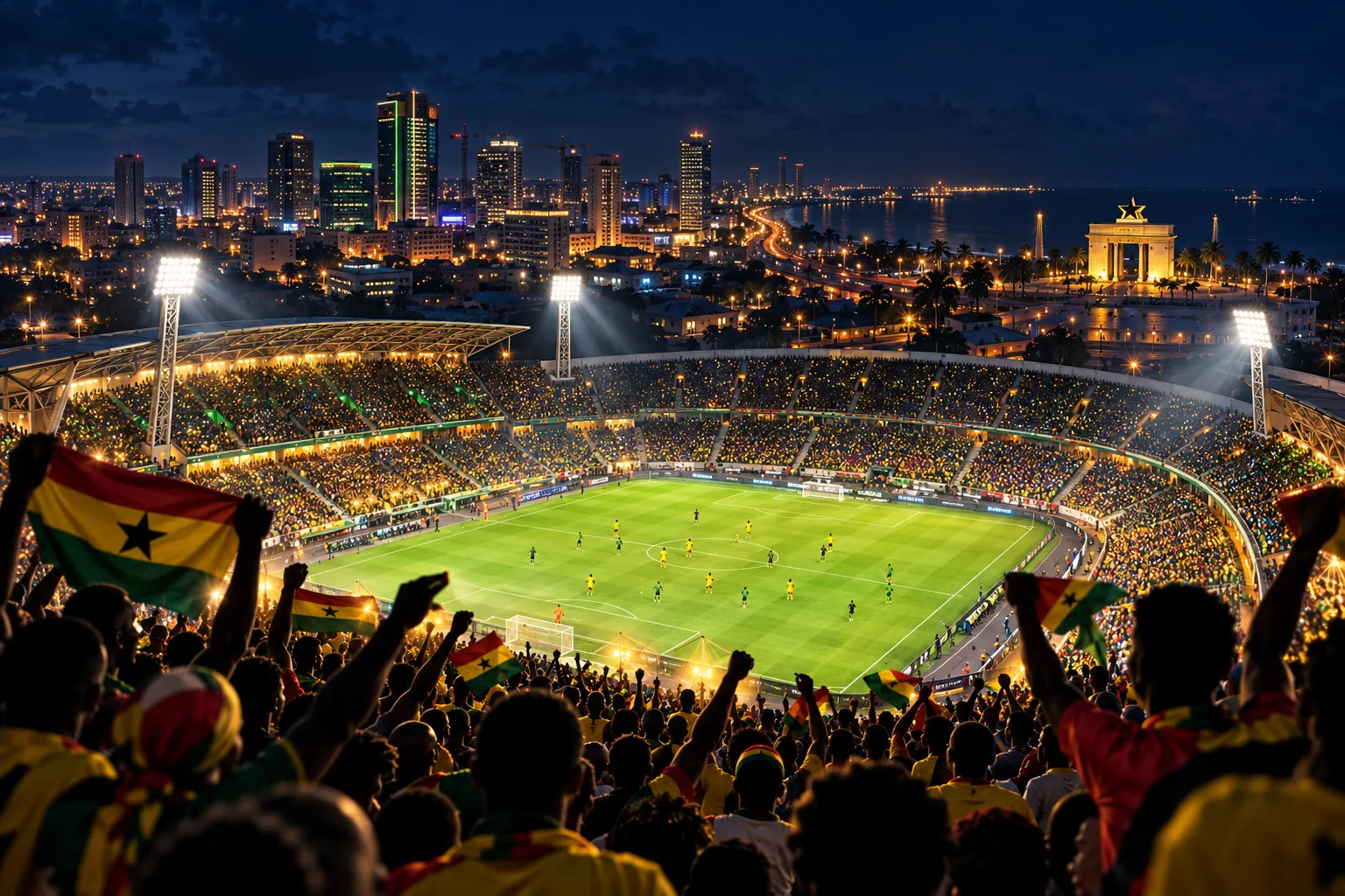 Original editorial illustration for SportyBet Ghana sources and evidence register